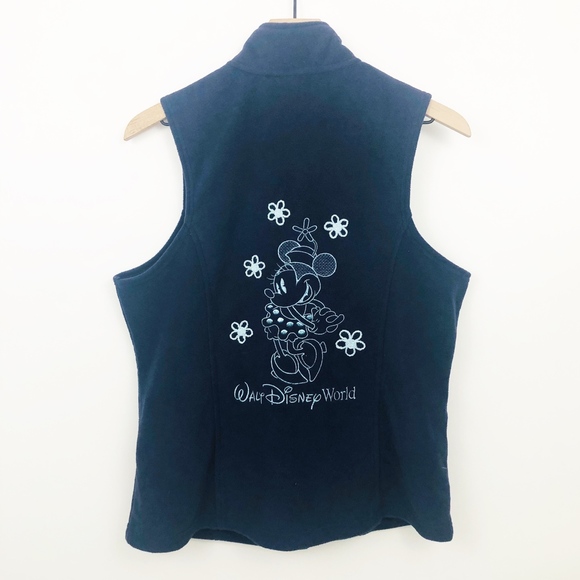 [Disney World] Blue Minnie Mouse Fleece Vest - Picture 2 of 7